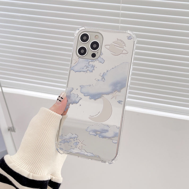 Planet Cloud Mirror Phone Case Cover